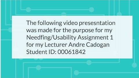 Needfinding Assignment 1