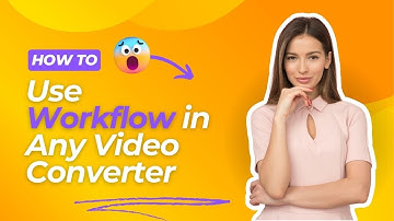 How to Use Workflow in Any Video Converter?  | Merge Video + Add Watermark + Format Convert
