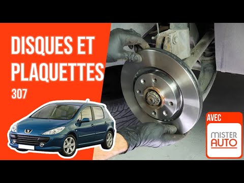 Changer les Disques et Plaquettes avant PEUGEOT 307 🚗