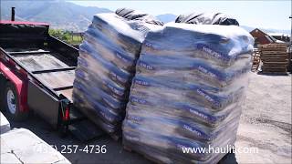 Haulit Trailer Review! Hauling Nursery Goods: Best Pallet Trailer for unloading pallets.