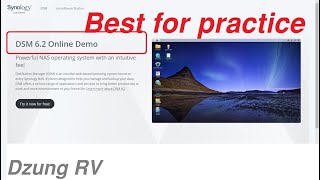 Where to practice your SYNOLOGY NAS with DSM 6.2 Online Demo