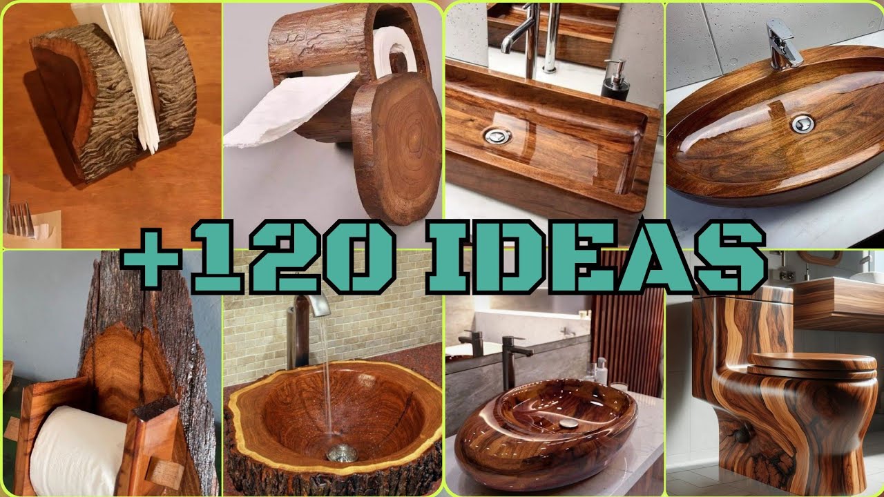 Tomé RAMAS secas Y  Troncos viejos y REALICÉ todos estos PROYECTOS !120 IDEAS WOODWORKING¡