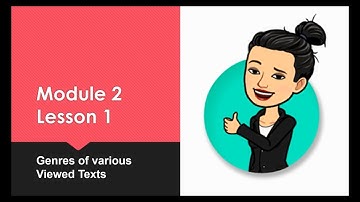 English 7 Q1 Module 2 Lesson 1: Genres of Various Viewed Texts