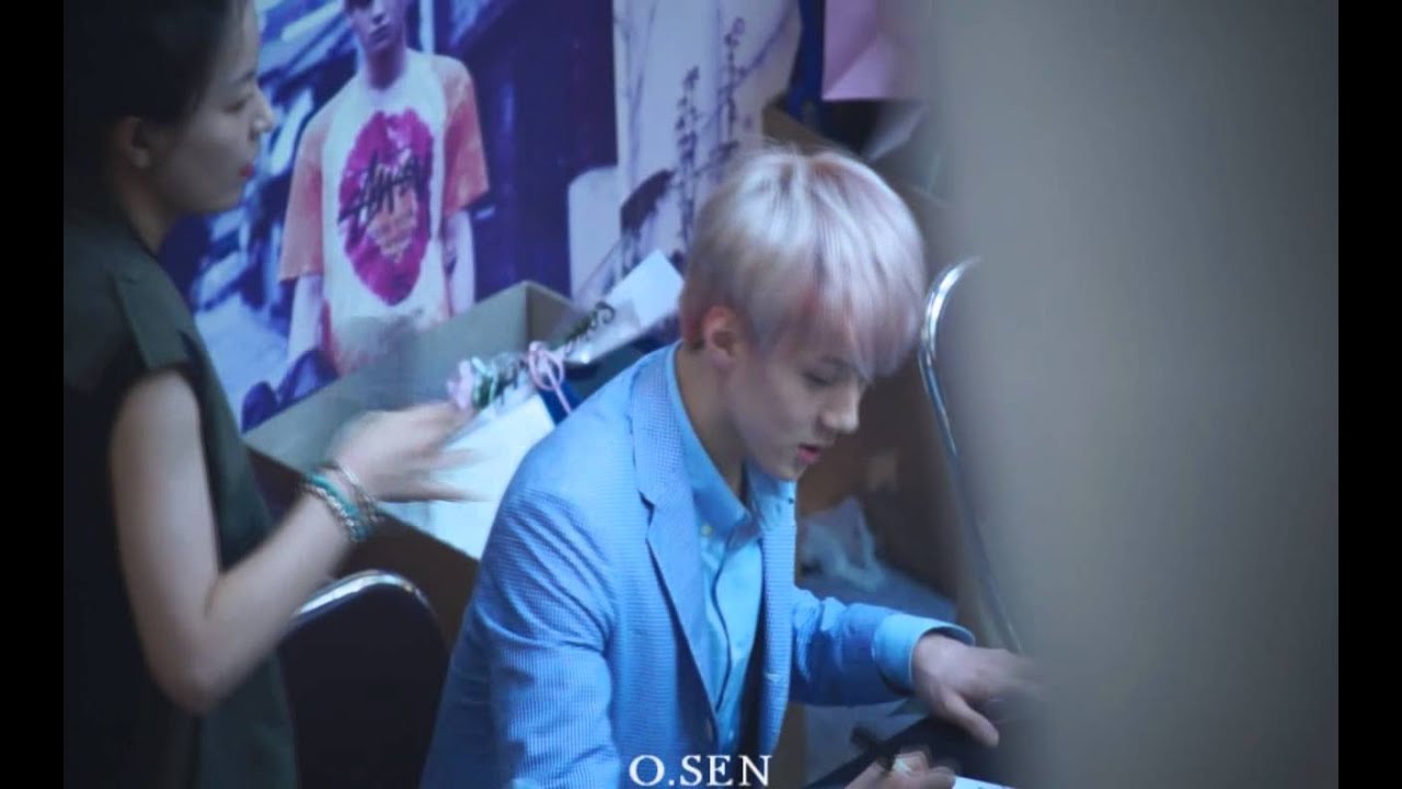 130817 exo sehun  여의도 팬싸인회 누나가 많은 20살 세훈이
