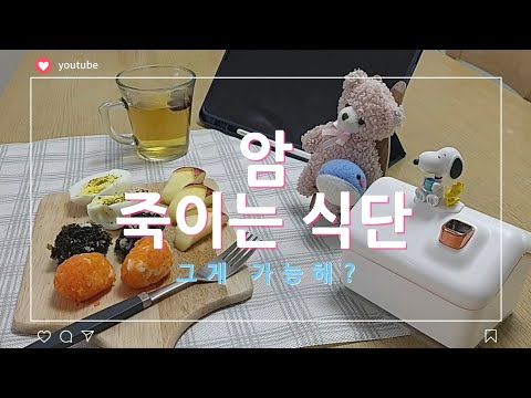 [유방암 치료 브이로그]암환우의  암 죽이는 항암식단/ 6~7센티 암이 1센티로 줄어든 만큼 이대로 암이 사라져주길~/삼중음성 유방암