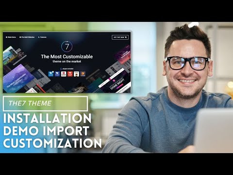 How To Install and Demo Import The7 WordPress Theme | Full Customization