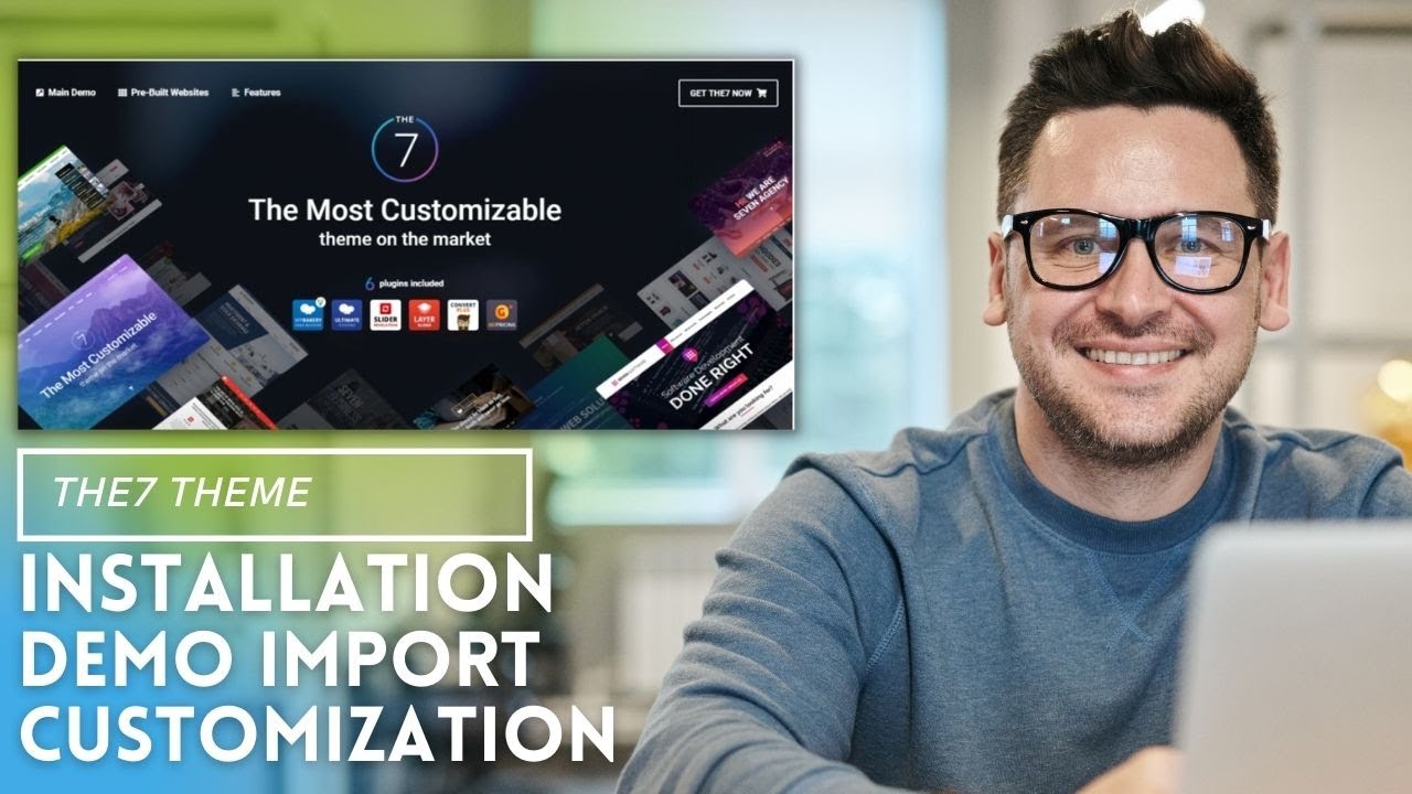 How To Install and Demo Import The7 WordPress Theme | Full ...