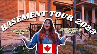 My Basement Tour | International Student| Canada🇨🇦| Rent, Utilities, House Tour | BASEMENT IN CANADA