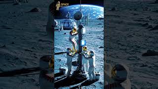 Signal Down Astronauts Repair Lunar Comm Tower