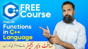 Functions in C++ | C++ Tutorial For Beginners In Urdu/Hindi by AzadChaiwala | Class 09