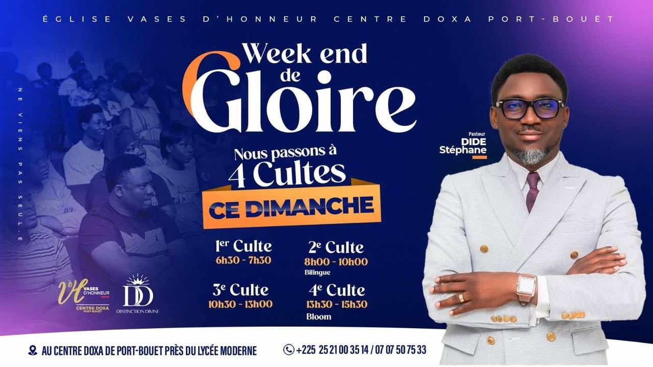 CULTE DE CONTEMPLATION ET DE CELEBRATION | CULTE 3 | PASTEUR DIDE STEPHANE | 01/03/2026.