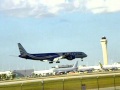 super dc-8 landing at mia.2011.