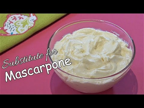 Video: How To Replace Mascarpone