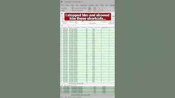 Navigate Excel at Lightning Speed — No Mouse Needed! #excel