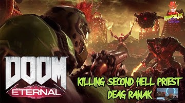 DOOM ETERNAL~PLAYTHROUGH KILLING 2ND HELL PRIEST~PART-5 (DOOM HUNTER BASE)FULL GAME~LIKE & SUBSCRIBE
