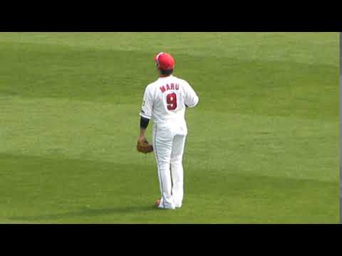 【巨人へ移籍】広島カープ 丸佳浩の敬礼ポーズ_2018040101
