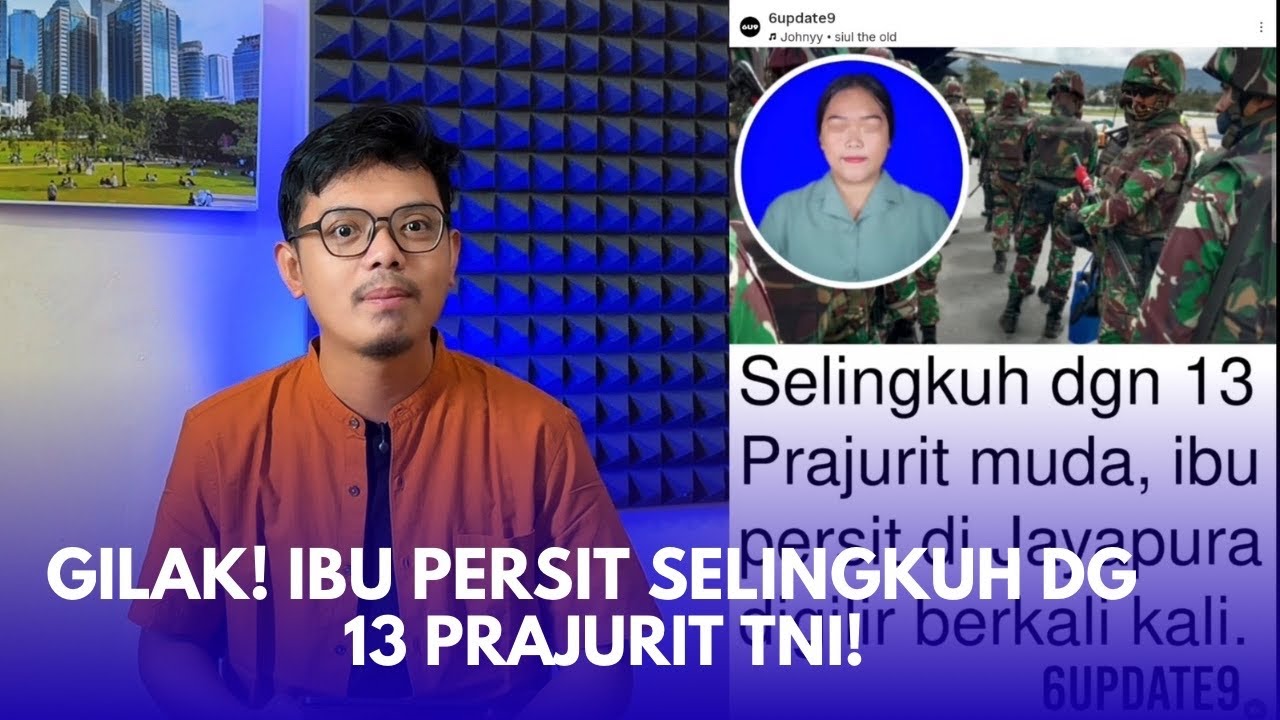 GEGER❗️IBU PERSIT Main SERONG Dg 13 PRAJURIT TNI 