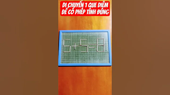 5+5=8 Move 1 matchstick to get the correct calculation #maths #shorts