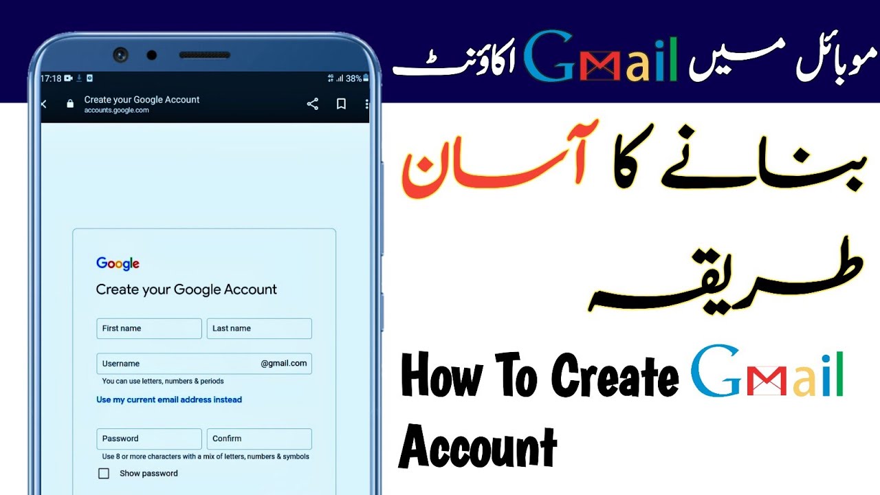 How to create new gmail account create new google account youtube