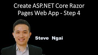 Create ASP.NET Core Razor Pages Web App - Step 4