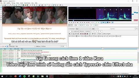 Hướng dẫn Time Kara Trên Aegisub Từ A đến Z