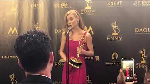 Chloe Lanier Interview at the 2018 Daytime Emmy Aw...