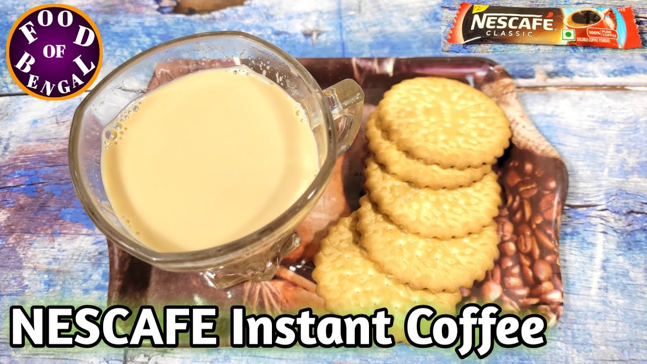 NESCAFE Instant Coffee Instant Coffee Homemade Cappuccino Quick