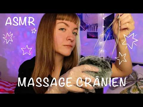 ASMR| MASSAGE CRANIEN INTENSE (Hand mouvement, mic scratching...)