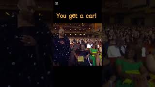 Host: Check under your chair. - You get a Car 🚗 #oprah #tony #oprahwinfrey #oprahwinfreynetwork