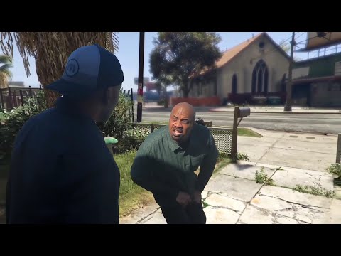 Real life Lamar roasts Franklin inside GTA V