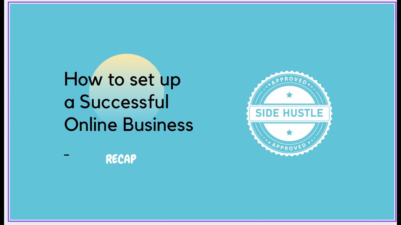 How to set up a successful Online Business - YouTube