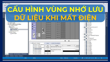 PLC-LS-#15 | Cấu Hình Vùng Nhớ Lưu Dữ Liệu Khi Mất Điện | Latch Memory