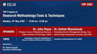 FDP on “Research Methodology: Tools & Technology” DAY 1 screenshot 1