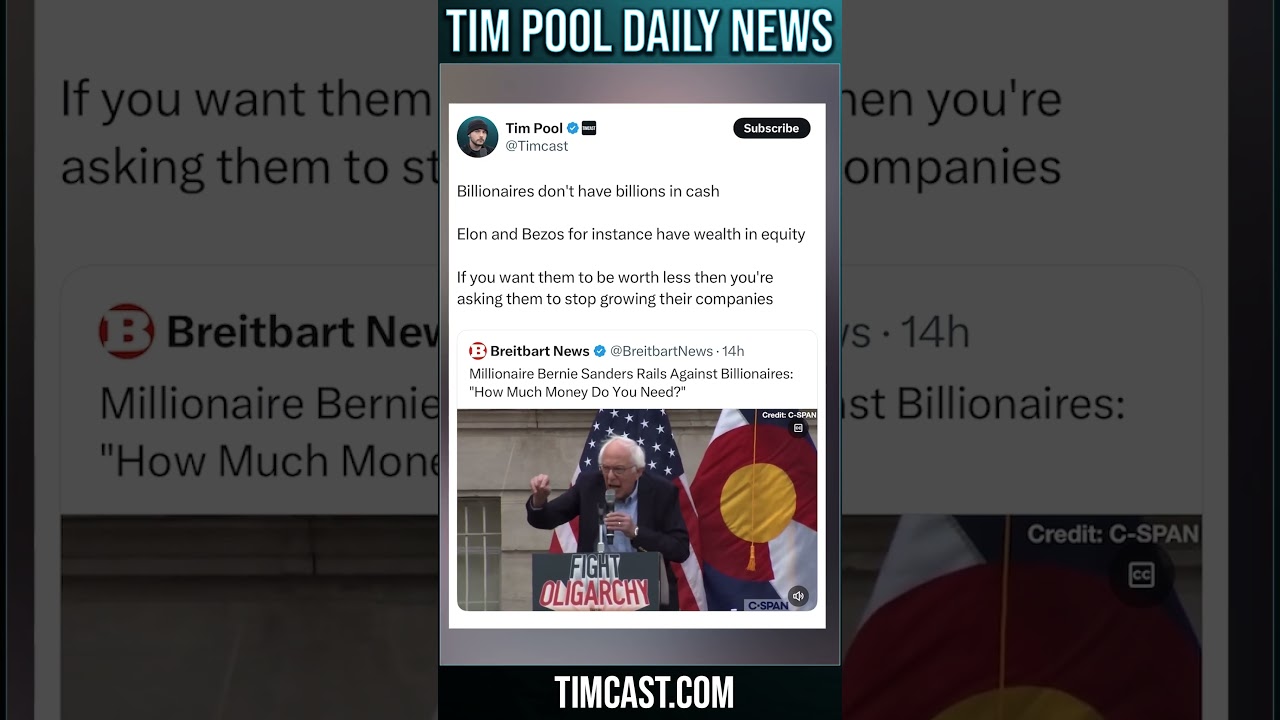 Bernie Sanders Rails AGAINST Billionaires #shorts