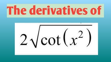 exercise 5.2 question 5 class 12th ncert || 2 root cot x square || Er Mukesh sir