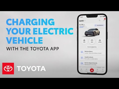 How to Charge Your Electric Vehicle with the Toyota App | Toyota