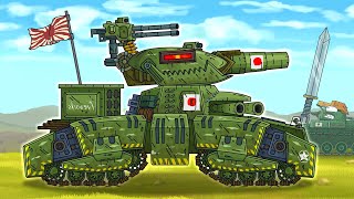 ตอนนี้คุณเป็นสัตว์ประหลาดญี่ปุ่นแล้ว - ฉีก KV-44 ออกซะ! - การ์ตูนเกี่ยวกับรถถัง