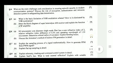 Analog & Digital Communication System PYQ 2022 !! #BEU #aku #semester #pyq #engineering #btech #exam