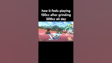 200cc compared to 150cc in mario kart #mario #mariokart #mk8dx #nintendo