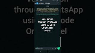 QR + Scratch PIN Labels | Using WhatsApp on +917997076076 | LetsVeriFy | Product Verification Video screenshot 5