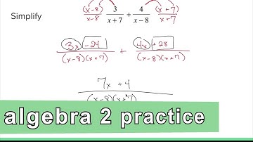 Algebra 2 Practice - Divide & Simplify a Rational Expression & State Domain Restrictions