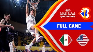 Mexico v USA boxscore - FIBA Basketball World Cup 2023 Americas Qualifiers  - 29 November 