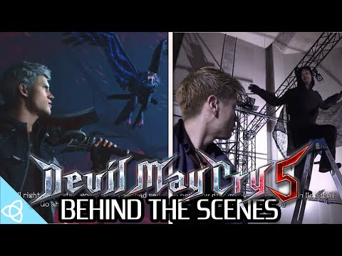 Behind the Scenes - Devil May Cry 5 [Live Action Cutscenes side-by-side Comparison]