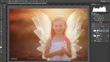 How to overlay fairy wings in Photoshop