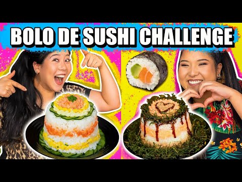 Vídeo: Bolo De Sushi De Abacate, Salmão E Pepino