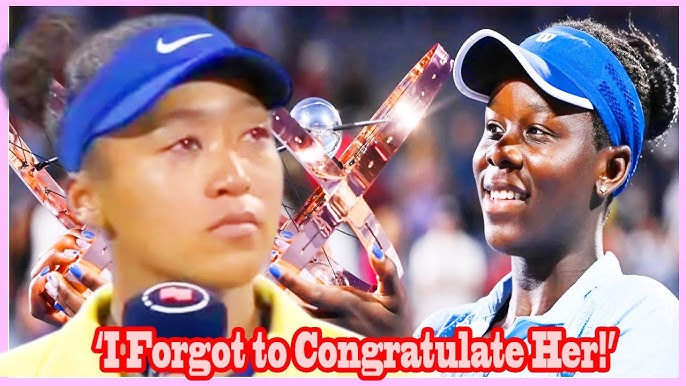 Naomi Osaka fails to congratulate Victoria Mboko in blunt loser's speech - YouTube