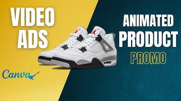 Creative product promo in Canva | Animated product slideshow | Video Ad in Canva 2024