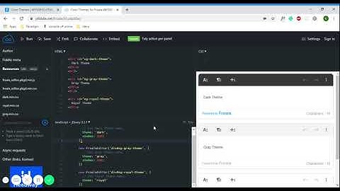 Color Themes for Froala WYSIWYG Editor - JSFiddle