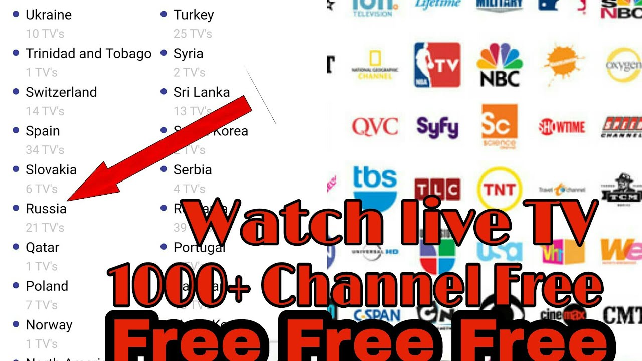 Watch Live TV 1000+ Channel Free Without Internet... Russian TV Live Free