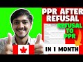 Ppr after refusal || Reapply VISA 2021 || Complete Process After Refusal